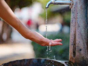 Antalyas old town female hand and water 2024 02 06 22 46 14 utc